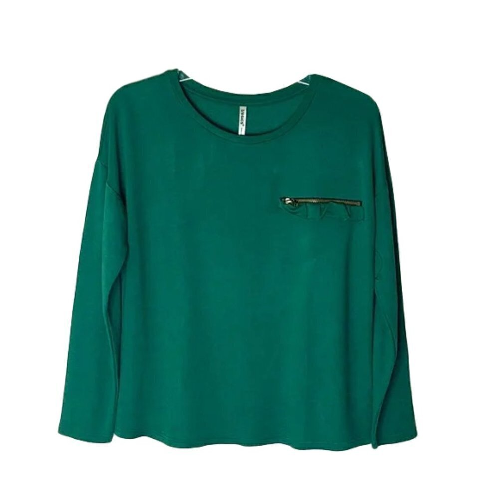 ❤️ TRESICS Long Sleeve green Top Size M